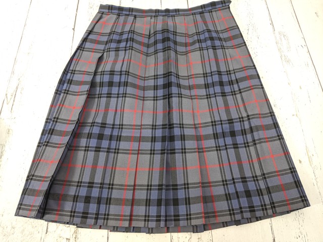 n22 茨城県 水城高等学校 長袖カッターシャツ+セーター+冬服スカート/yt7047【12XEK】