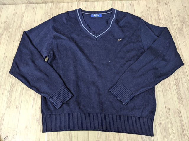 o44 京都 鳥羽高校 ブレザー+セーター+夏服/冬服スカート+リボン/yt3373【9DFV】