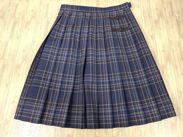 o44 京都 鳥羽高校 ブレザー+セーター+夏服/冬服スカート+リボン/yt3373【9DFV】