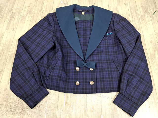 u07 中学校 高校 ベスト+冬服セーラ服+サスペンダー付きスカート/yt3778【15ELC】