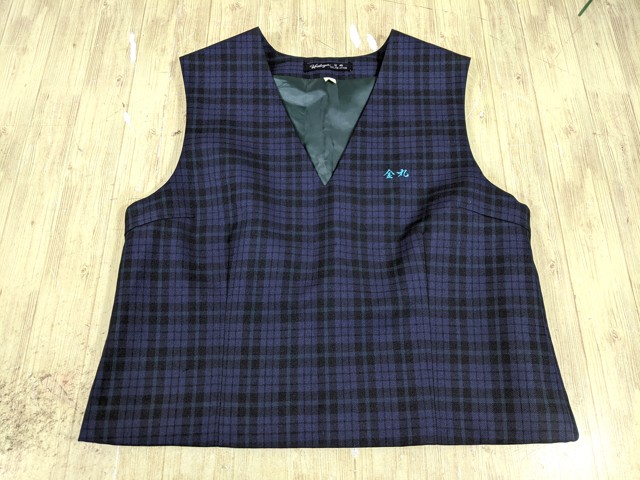 u07 中学校 高校 ベスト+冬服セーラ服+サスペンダー付きスカート/yt3778【15ELC】