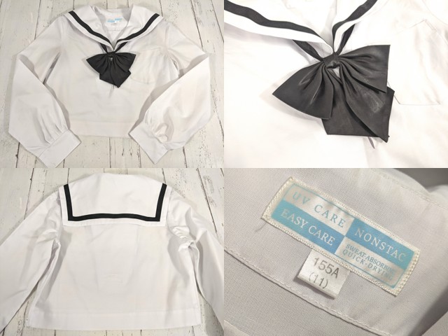 S88 愛知県 名古屋西高校 冬服・夏服セーラー服+冬服スカート+体操服