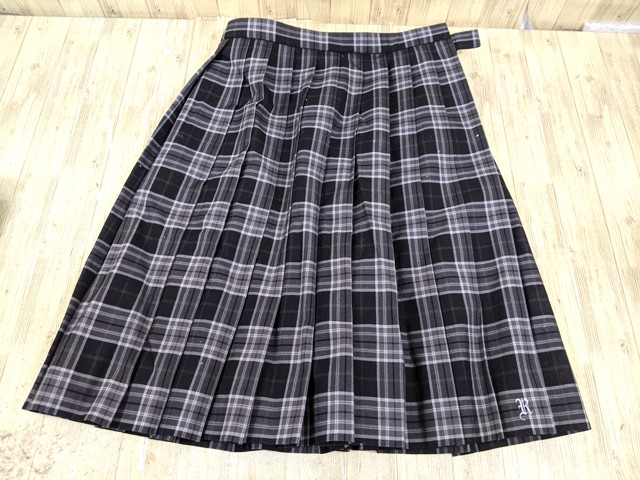 u77 京都府 洛西高校 ブレザー+セーター+冬服スカート+リボン/yt3863【18ECF】