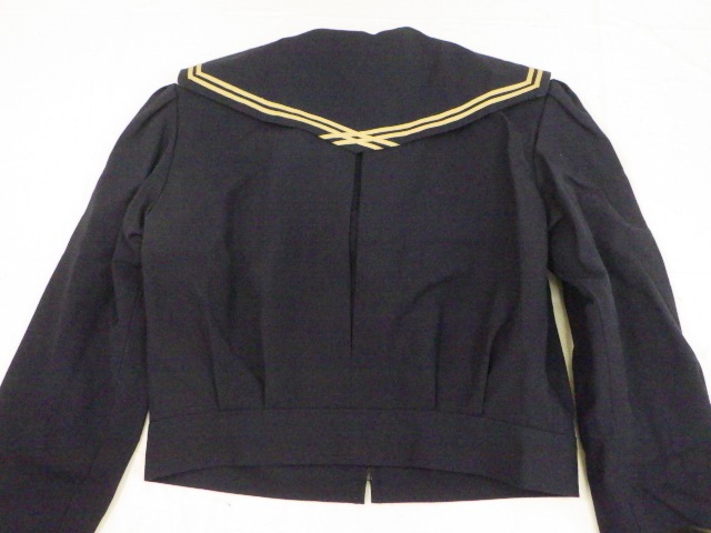 w76 立正大学付属立正中学校 旧モデル ブレザー+金リボン付き