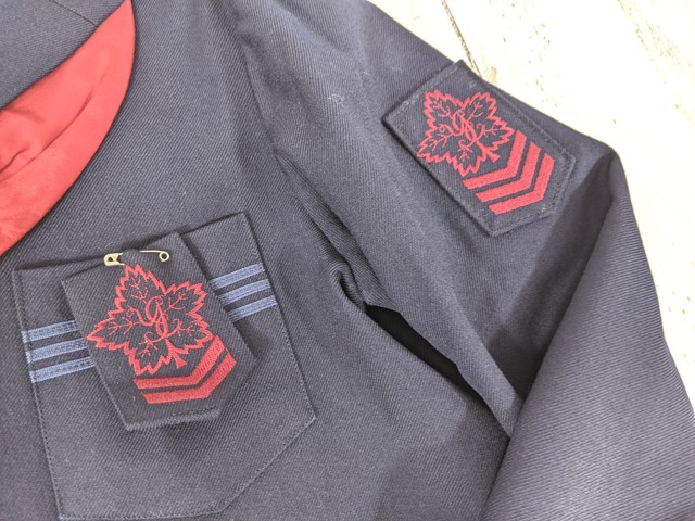 L14 山梨県 英和高校 女子校 冬服セーラー服+冬用ジャンパースカート+スカーフ/yt7051【5WQKQ】