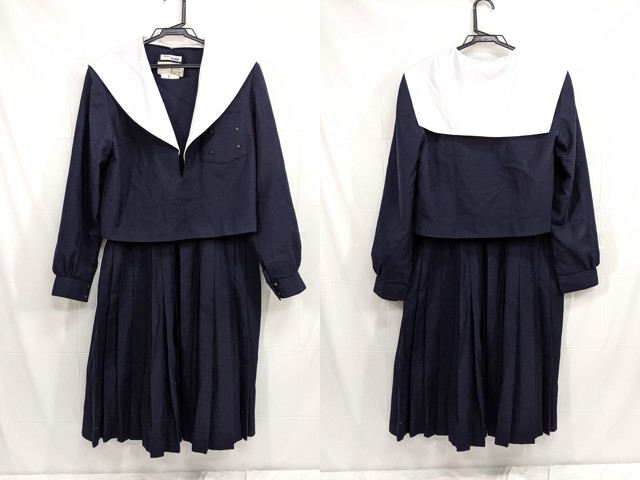 Y84 豊明市立沓掛中学校 冬服セーラー服+夏服・冬服スカート