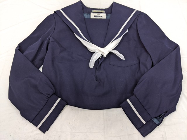C47 愛知県 金城学院中学校・高校 冬服セーラー服+冬服スカート+
