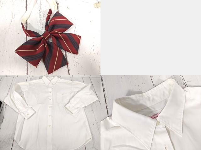 T2447 茨城県立藤代高校 校章付きブレザー+長袖シャツ+夏服・冬服 T2447 茨城県立藤代高校 校章付きブレザー+長袖シャツ+夏服・冬服