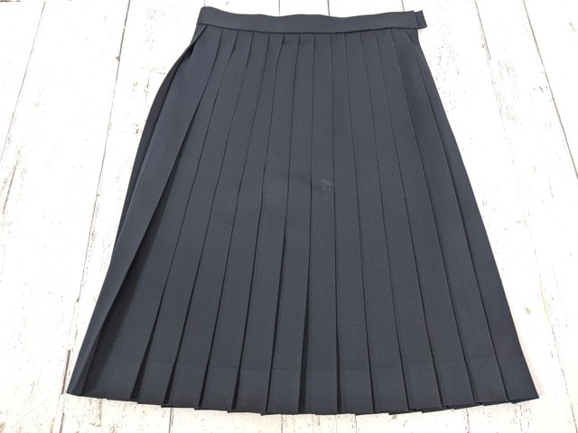 o27 沖縄県 首里高校 女子用学生服 制服 ネクタイ付き冬服セーラー服+冬服スカート/yt7052【15EUC】