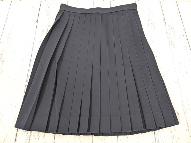 o27 沖縄県 首里高校 女子用学生服 制服 ネクタイ付き冬服セーラー服+冬服スカート/yt7053【15CJE】