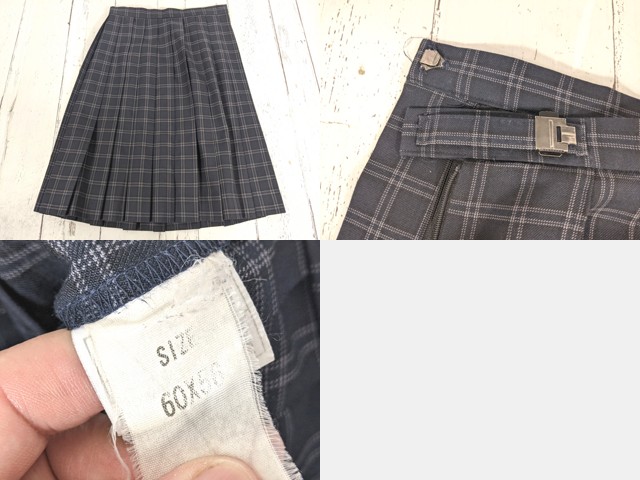 b35 北海道 札幌手稲高等学校 セーター＋夏服・冬服スカート/yt4592