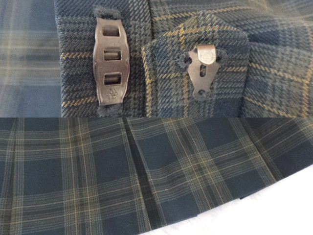 P72 共立女子第二高校▼女子高生 制服 学生服 紺ブレザー▼スカート▼リボン▼カーデガン/5yt256