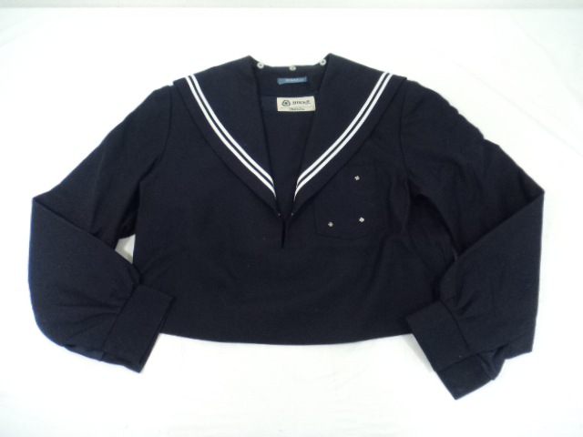G14 愛知県 扇台中学校 セーラー服170A+夏服半袖シャツ165A