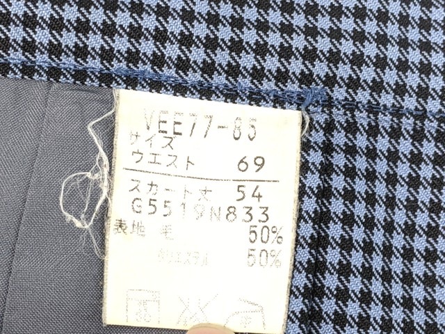 W26 愛知県 東邦高校 ブレザー+夏服・冬服スカート/yt2171【28FX】