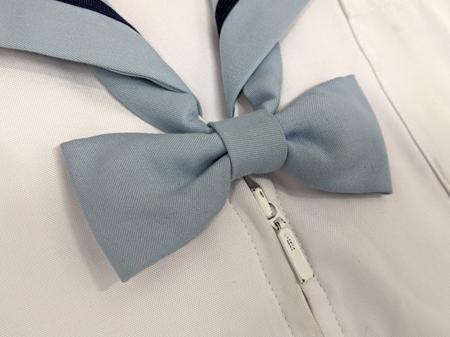 光ヶ丘中学校 リボン付き夏服セーラー服+冬服スカート/yt2474【12KFV