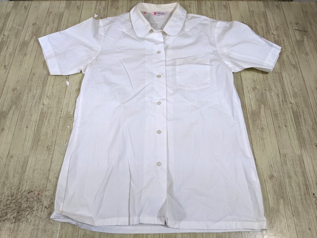 u07 千葉県 大多喜高校 半袖シャツ+ベスト+夏服スカート/yt3785【2PWEC】