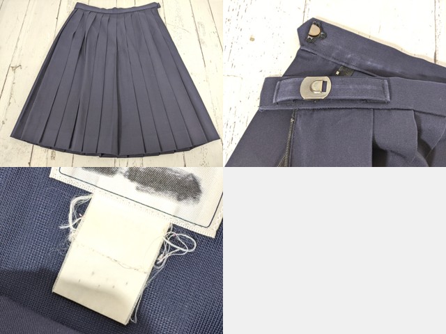 b93 愛媛県立松山南高校 夏服ブラウス+長袖シャツ+ベスト+冬服スカート/yt4671【15XKF】