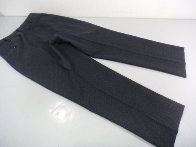 d05 茨城県 第一学院高等学校 紺ブレザー+冬服ズボン+ネクタイ/yt0184