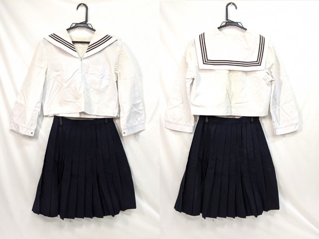 M44 中学校?? 高校?? 中間服セーラー服+夏服スカート/yt3006【4SFV】