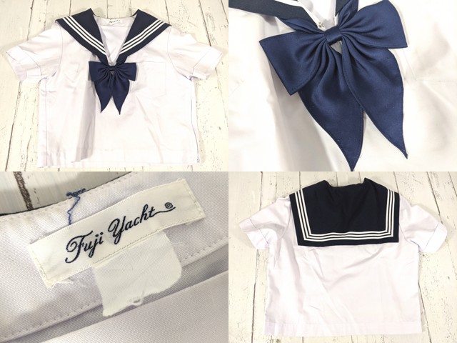 d68 東京都日野第二中学校 冬服・夏服セーラー服+夏服スカート+