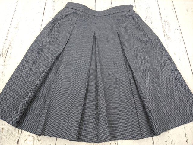 T2776 東京都目黒区立第八中学校 女子用学生服 制服 夏用ベスト+サスペンダー付き夏用スカート/yt7056【1WEOV】