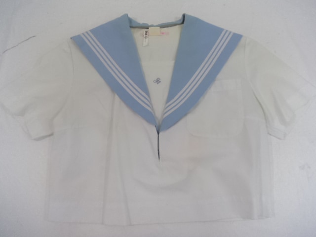D40 愛知淑徳高校 夏服セーラー服165A+夏服スカート/yt0669【12TKM
