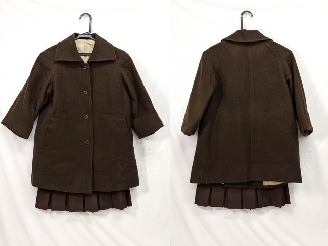 L47 京都府 ノートルダム女学院小学校?? コート+夏服スカート/yt2881【33DH】