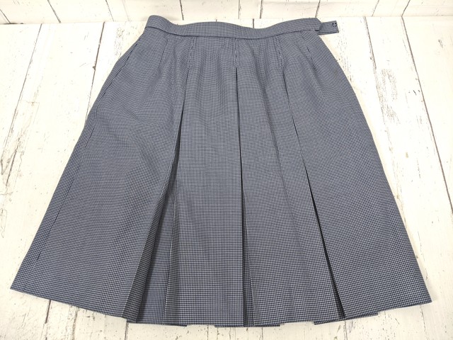T2776 東京都目黒区立第八中学校 女子用学生服 制服 冬用ベスト+サスペンダー付き冬用スカート/yt7057【1WEOV】