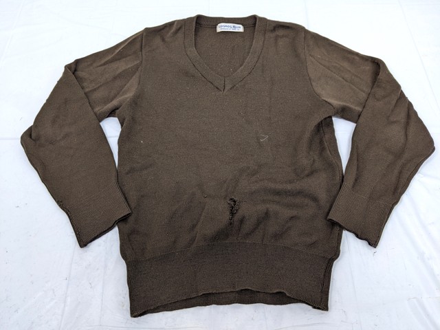 L47 京都府 ノートルダム女学院中学・高校 セーター+ジャンパースカート/yt2882【8HER】