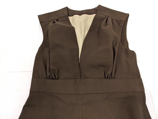 L47 京都府 ノートルダム女学院中学・高校 セーター+ジャンパースカート/yt2882【8HER】