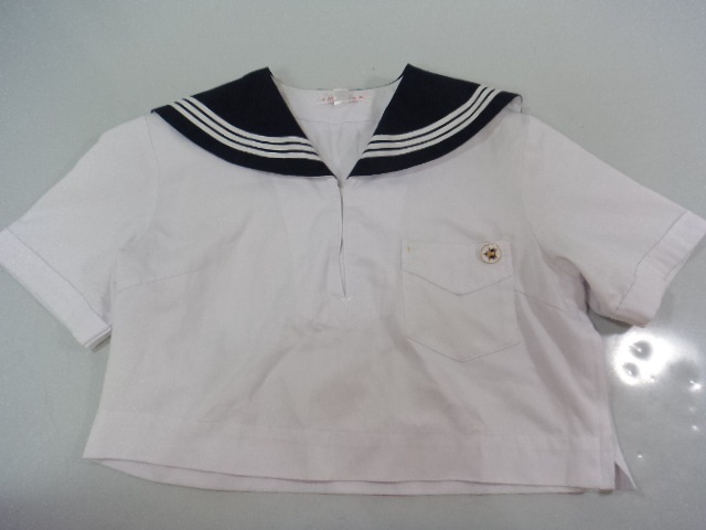 M196 精華女子高等学校 夏服セーラー服+ジャンパースカート+