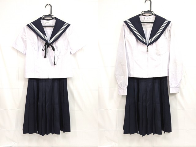 W36 愛知県瑞陵高校 夏服・中間服セーラー服+夏服スカート+