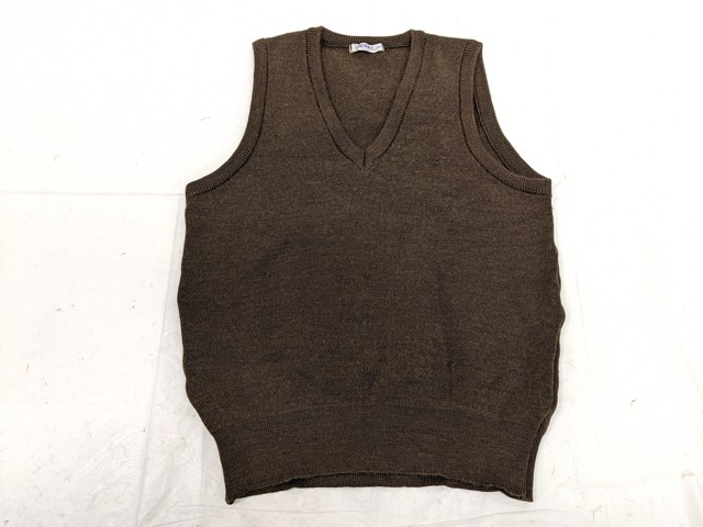 L47 京都府 ノートルダム女学院小学校?? ニットベスト+夏服スカート/yt2884【3UER】