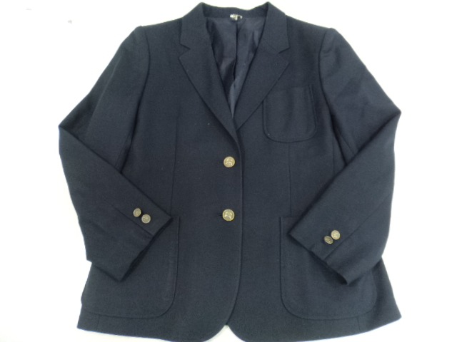 u62 京都市立久世中学校 ブレザー+冬スカート/yt0978【65SH】 女子制服,中学校,セット