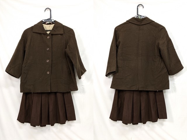 L47 京都府 ノートルダム女学院小学校?? コート+夏服スカート/yt2887【3DKJ】