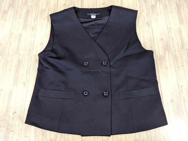 中学校?? 高校?? 長袖シャツ+ベスト+冬スカート/yt3400【7JXX】