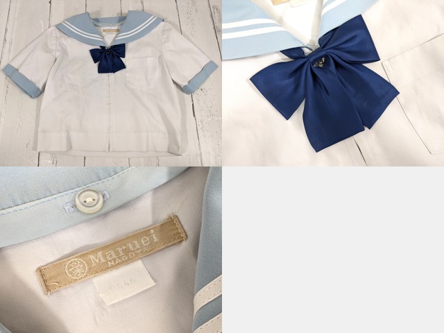 N64 岐阜県 中京高校 夏服セーラー服+夏服スカート/yt3905【23XHD】