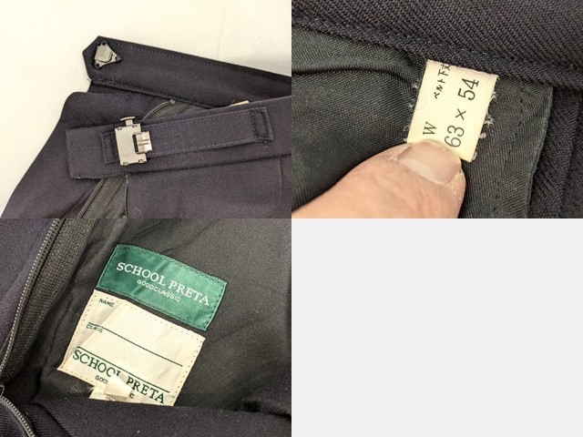 M44 中学校?? 高校?? ブレザー 165A+冬服スカート/yt3016【25ED】