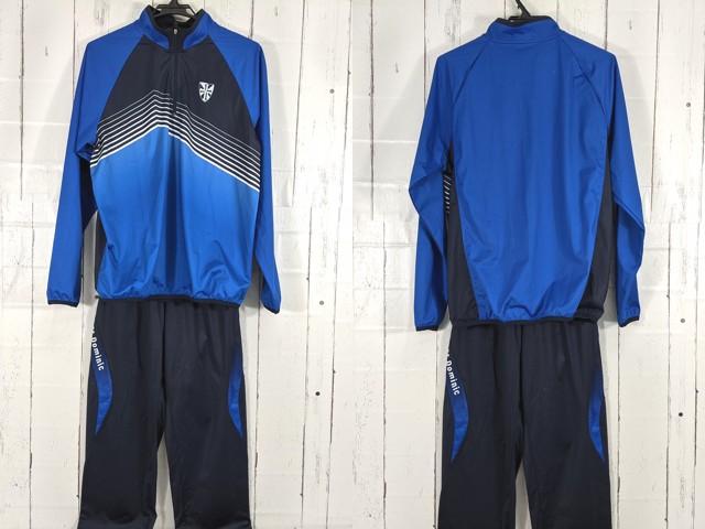 笛吹高校　ジャージ　体育着　一式セット　L A)YJ061 (中古) 愛知県 一宮高校 ジャージ 3点セット /指定品/校名入り