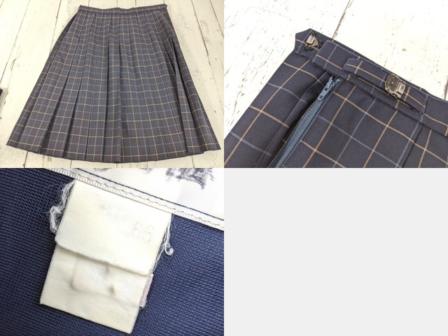 d69 東京都 東村山第三中学校 ブレザー+夏服・冬服スカート+リボン/yt4973【18CJE】