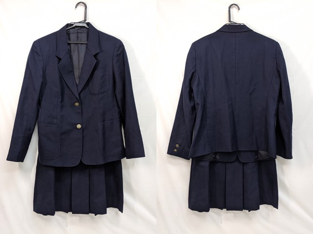 飾西高校　ブレザー m48 兵庫県 姫路飾西高校 ブレザー+冬服スカート/yt3020【3lEF