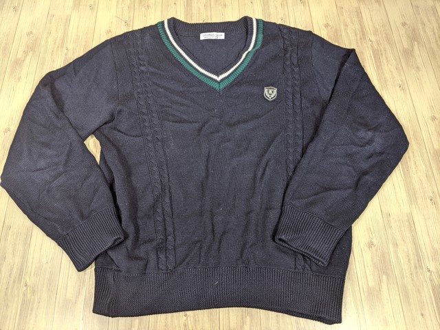 m96 滋賀県立北大津高校 ブレザー+セーター+夏服・冬服スカート+リボン/yt3178【15DHF】