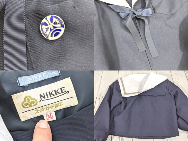 14 天白高校（金）襟カバー付き白3本冬セーラー服 1583037047-1583037086.jpg