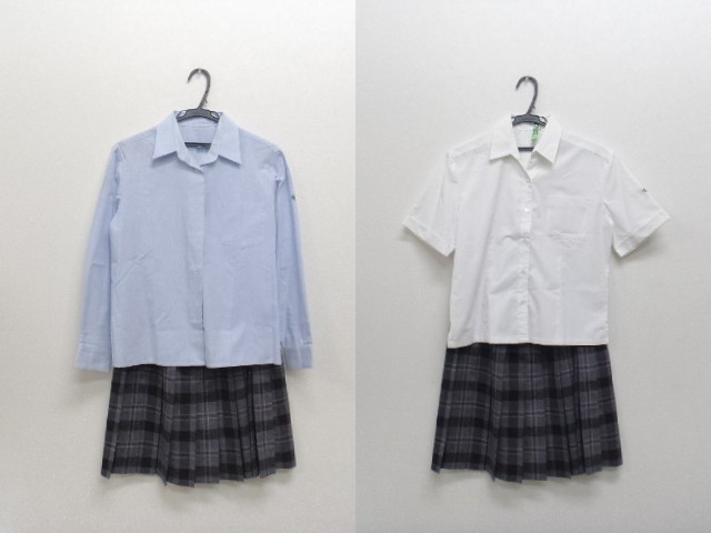 名古屋工学院専門学校 制服 7点セット(男性) s19 名古屋工学院専門学校 半袖・長袖シャツ+スカート/yt0881【7AGT