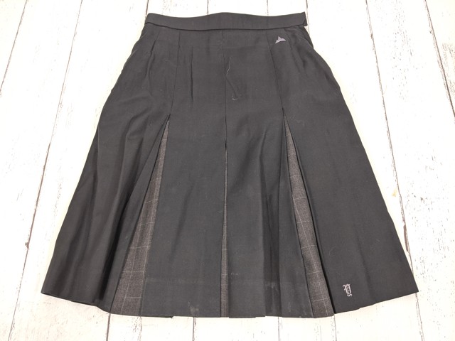 y56 京都府 山城高校 校章付きブレザー+夏服スカート+ネクタイ/yt4212【3XHEF】