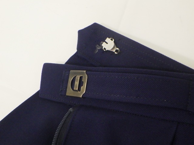 z91 茨木県 波崎第四中学校 冬服セーラー服160+スカート+