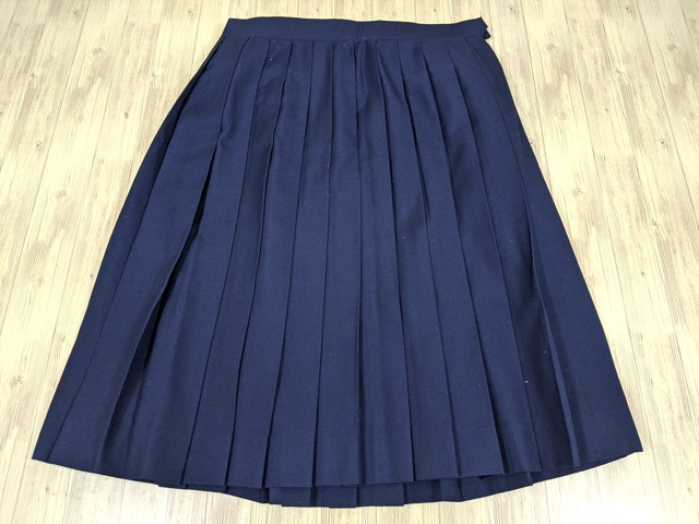 T1520 千葉県 芝山中学校 冬服セーラー服+冬服スカート/yt3182【9DKC】
