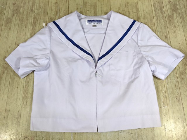 M59 中学校?? 高校?? 夏服セーラー服+夏服スカート+スカーフ/yt3804【6OWC】