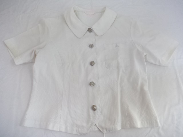 Q80 愛知中学校 高校 ブレザー▼セーター▼ブラウス▼スカート▼リボン▼通学用カバン/yt0007