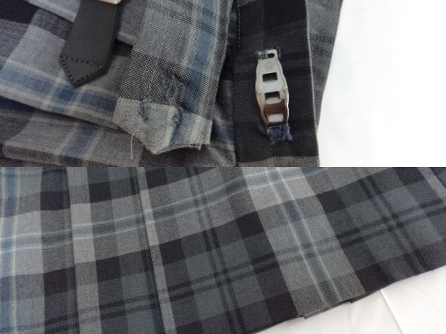 Q80 愛知中学校 高校 ブレザー▼セーター▼ブラウス▼スカート▼リボン▼通学用カバン/yt0007